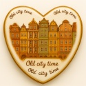 Ciastko lukrowane KAMIENICE WROCŁAW SERCE No.48 roz.M ręcznie robione