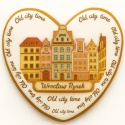 Ciastko lukrowane KAMIENICE WROCŁAW SERCE No.55 roz.L ręcznie robione