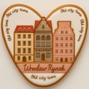 Ciastko lukrowane KAMIENICE WROCŁAW SERCE No.56 roz.L ręcznie robione