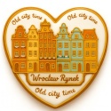 Ciastko lukrowane KAMIENICE WROCŁAW SERCE No.57 roz.M ręcznie robione