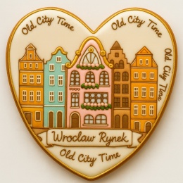 Ciastko lukrowane KAMIENICE WROCŁAW SERCE No.61 roz.L ręcznie robione