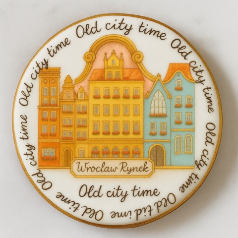 Ciastko lukrowane KAMIENICE WROCŁAW KOŁO No.66 roz.XL ręcznie robione