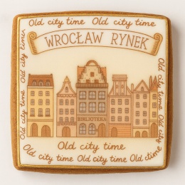 Ciastko lukrowane KAMIENICE WROCŁAW KOŁO No.66 roz.L ręcznie robione