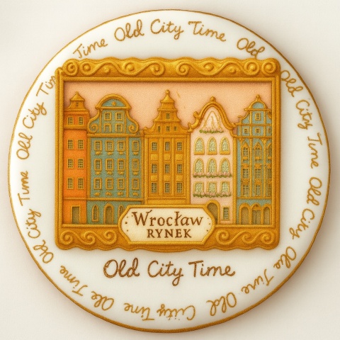 Ciastko lukrowane KAMIENICE WROCŁAW KOŁO No.67 roz.L ręcznie robione Ciastko lukrowane KAMIENICE WROCŁAW KOŁO No.67 roz.L ręcznie robione