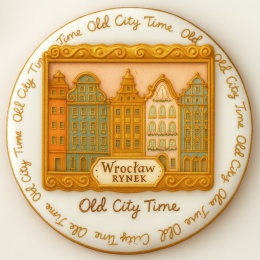 Ciastko lukrowane KAMIENICE WROCŁAW KOŁO No.67 roz.XL ręcznie robione
