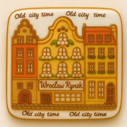 Ciastko lukrowane KAMIENICE WROCŁAW KWADRAT No.65 roz.L ręcznie robione
