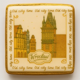 Ciastko lukrowane KAMIENICE WROCŁAW KWADRAT No.66 roz.L ręcznie robione