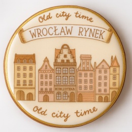 Ciastko lukrowane KAMIENICE WROCŁAW KOŁO No.66 roz.L ręcznie robione