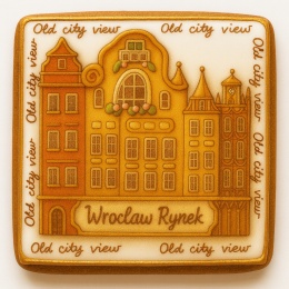 Ciastko lukrowane KAMIENICE WROCŁAW KWADRAT No.69 roz.L ręcznie robione