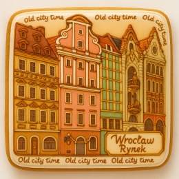 Ciastko lukrowane KAMIENICE WROCŁAW KWADRAT No.70 roz.L ręcznie robione