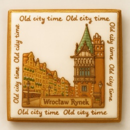 Ciastko lukrowane KAMIENICE WROCŁAW KWADRAT No.76 roz.L ręcznie robione