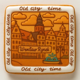 Ciastko lukrowane KAMIENICE WROCŁAW KWADRAT No.77 roz.L ręcznie robione