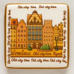 Ciastko lukrowane KAMIENICE WROCŁAW PION No.78 roz.L ręcznie robione