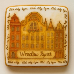 Ciastko lukrowane KAMIENICE WROCŁAW POZIOM No.71 roz.L ręcznie robione