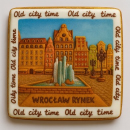 Ciastko lukrowane KAMIENICE WROCŁAW POZIOM No.79 roz.L ręcznie robione