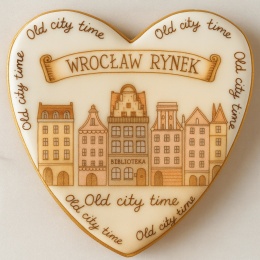 Ciastko lukrowane KAMIENICE WROCŁAW SERCE No.66 roz.L ręcznie robione