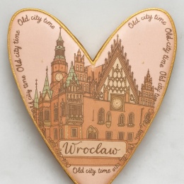 Ciastko lukrowane KAMIENICE WROCŁAW SERCE No.68 roz.L ręcznie robione