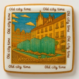 Ciastko lukrowane KAMIENICE WROCŁAW KWADRAT No.82 roz.XL ręcznie robione