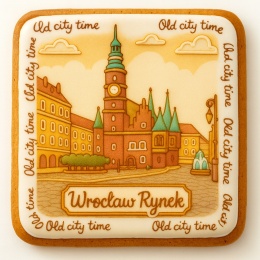 Ciastko lukrowane KAMIENICE WROCŁAW KWADRAT No.83 roz.L ręcznie robione
