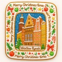 Ciastko lukrowane KAMIENICE WROCŁAW KWADRAT No.91 roz.L ręcznie robione