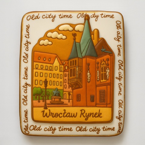 Ciastko lukrowane KAMIENICE WROCŁAW PION No.84 roz.L ręcznie robione Ciastko lukrowane KAMIENICE WROCŁAW PION No.84 roz.L ręcznie robione