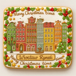 Ciastko lukrowane KAMIENICE WROCŁAW POZIOM No.87 roz.L ręcznie robione