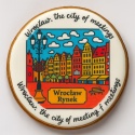 Ciastko lukrowane KAMIENICE WROCŁAW COLORS KOŁO No.108 roz.XL ręcznie robione