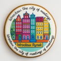 Ciastko lukrowane KAMIENICE WROCŁAW COLORS KOŁO No.112 roz.S ręcznie robione