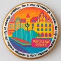 Ciastko lukrowane KAMIENICE WROCŁAW COLORS KOŁO No.117 roz.XL ręcznie robione