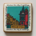 Ciastko lukrowane KAMIENICE WROCŁAW COLORS KWADRAT No.116 roz.XL ręcznie robione