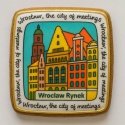 Ciastko lukrowane KAMIENICE WROCŁAW COLORS PION No.114 roz.XL ręcznie robione