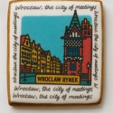 Ciastko lukrowane KAMIENICE WROCŁAW COLORS PION No.116 roz.S ręcznie robione
