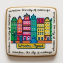 Ciastko lukrowane KAMIENICE WROCŁAW COLORS POZIOM No.112 roz.L ręcznie robione