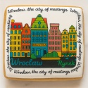 Ciastko lukrowane KAMIENICE WROCŁAW COLORS POZIOM No.115 roz.XL ręcznie robione