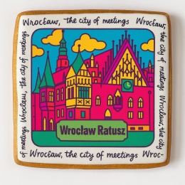 Ciastko lukrowane KAMIENICE WROCŁAW COLORS pion No.107 roz.XL ręcznie robione