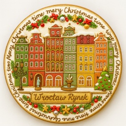 Ciastko lukrowane KAMIENICE WROCŁAW KOŁO No.87A roz.L ręcznie robione