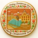Ciastko lukrowane KAMIENICE WROCŁAW KOŁO No.94 roz.M ręcznie robione