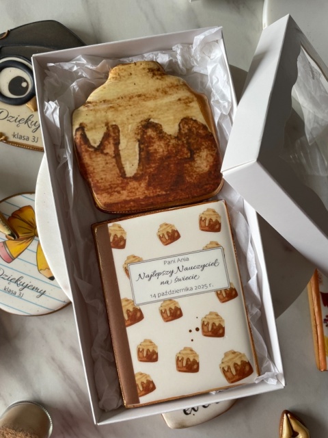 Ciastko zestaw dziennik z cynamonką Ciastko zestaw dziennik z cynamonką