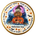 Ciastko lukrowane HALLOWEEN No.23 roz.S KOŁO ręcznie robione