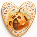 Ciastko lukrowane HALLOWEEN No.30 roz.L SERCE ręcznie robione