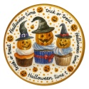 Ciastko lukrowane HALLOWEEN No.31 roz.XL KOŁO ręcznie robione