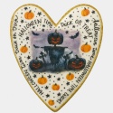 Ciastko lukrowane HALLOWEEN No.35 roz.XL SERCE ręcznie robione