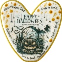Ciastko lukrowane HALLOWEEN No.36 roz.S SERCE ręcznie robione