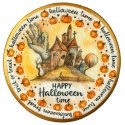 Ciastko lukrowane HALLOWEEN No.39 roz.L KOŁO ręcznie robione