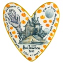 Ciastko lukrowane HALLOWEEN No.39 roz.XL SERCE ręcznie robione