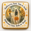 Ciastko lukrowane HALLOWEEN No.40 roz.L KWADRAT ręcznie robione