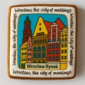 Ciastko lukrowane KAMIENICE WROCŁAW COLORS PION No.114 roz.XL ręcznie robione