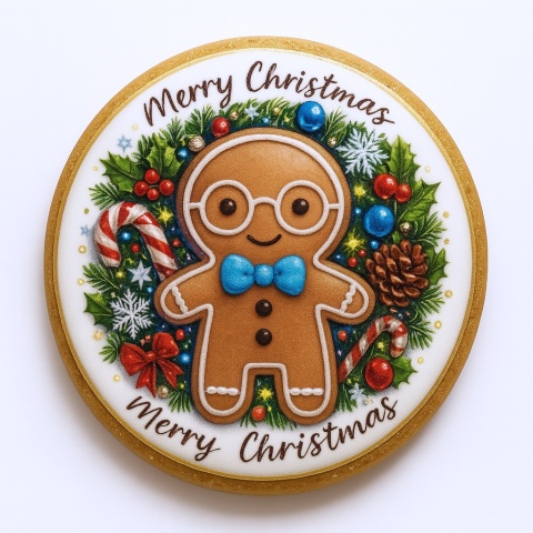 Ciastko lukrowane Mamik Family Cookie Junior roz.XL koło ręcznie robione Ciastko lukrowane Mamik Family Cookie Junior roz.XL koło ręcznie robione