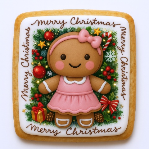 Ciastko lukrowane Mamik Family Siostra Pink roz.S prosto ręcznie robione Ciastko lukrowane Mamik Family Siostra Pink roz.S prosto ręcznie robione