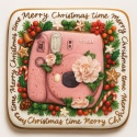 Ciastko lukrowane BlossomE cafe Instax PINK roz.S POZIOM ręcznie robione